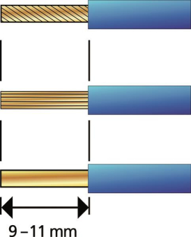 Hellermann HECL-2/1-PA66-WH Steckklemme 