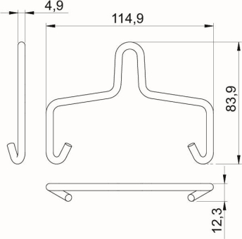 OBO AHB 100 D5 FT Aufhängebügel f.AZK 