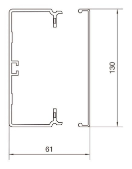 Hager Leitungsführungskanal FB6013007035 