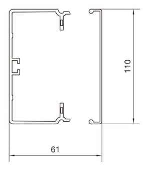 Hager Leitungsführungskanal FB6011007035 