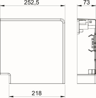 OBO GK-FH70210RW Flachwinkel 