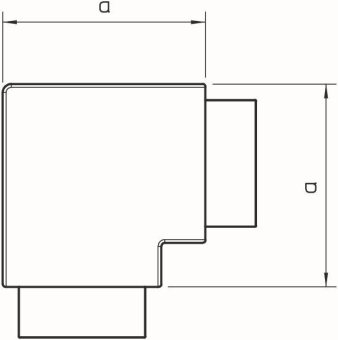 OBO WDKH-F15030RW Flachwinkelhaube 