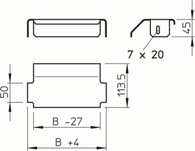 OBO LALB 50 FT Auflageblech 