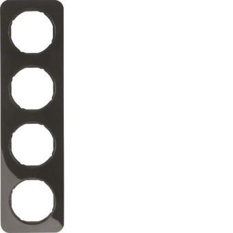 Berker Rahmen R.1 schwarz,      10142145 
