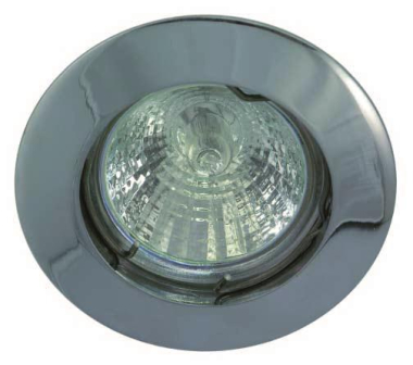 RUTEC Einbaustrahler chrom     ALU5584-4 