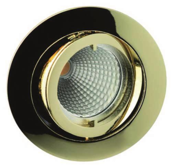 RUTEC Einbaustrahler gold      ALU5537-3 