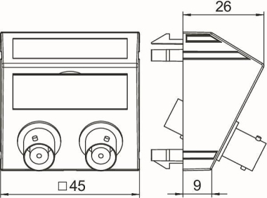 OBO MTS-2BC F RW1 Multimediaträger 