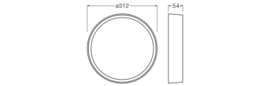 Ledvance BLKH RD RING 300 WT Aufsteck- 
