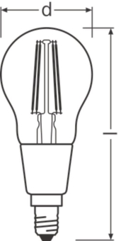 LEDV SMART+ WiFi Fil Mini Bulb dim 