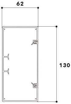 GGK 17990          BR360x130/80cremeweiß 