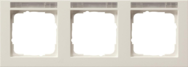 GIRA 109329 Abdeckrahmen 3fach waager. 