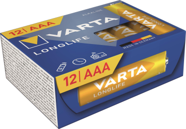 VARTA LONGLIFE AAA Cube=12   04103301132 