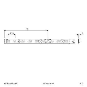 EVN LEDStrip IP20 8,4W/m LSTR20246035602 