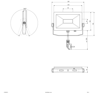 EVN IP65 30W 5700K 2300lm       LFA3001S 
