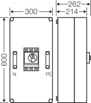 HENS Mi-Leistungsschaltergehäuse Mi 7432 