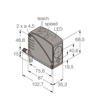 Turck Opto Sensor Reflex-       LT3PILVQ 