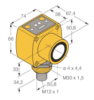 Turck Ultraschallsensor,      QT50UVR3WQ 
