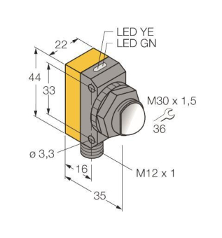 TURCK Opto Sensor Sender         QS30EXQ 
