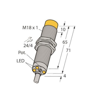 Turck Induktiver       DNI12U-M18E-AP4X3 