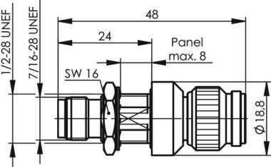 TG TNC-Überspannungableiter  J01017A0004 