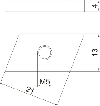 OBO CL27SN M5 ZL Gleitmutter 