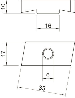 OBO MS40SN M6 ZL Gleitmutter 