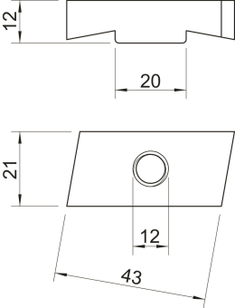 OBO MS50SN M12 ZL Gleitmutter 