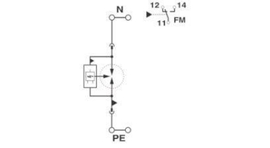 Phoenix     FLT-SEC-P-T1-N/PE-350/100-FM 