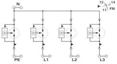 Phoenix        FLT-SEC-P-T1-3S-350/25-FM 