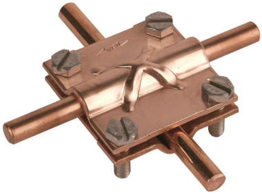 DEHN Kreuzstück St/tZn 50x50mm M6 314307 