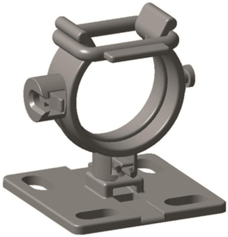 Hellermann HWCLIP08-PA66HIRHS-BK(50) 