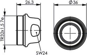 TG TOC Steckerschutzkappe      100022748 