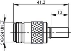 TEGA N-Kabelbuchse Cr/Cr     J01021B0117 