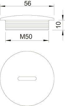OBO 108 M50 PS Verschlussschraube M50 PS 