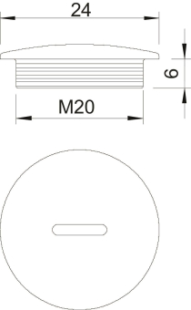 OBO 108 M20 PS Verschlussschraube M20 PS 