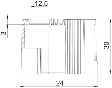 OBO 129 TB PG11 Rohrendtülle teilbar PG 
