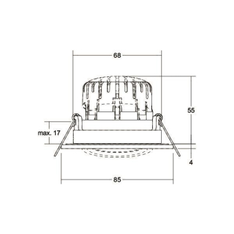 Brumberg LED-Einbaustrahler   39484173AB 