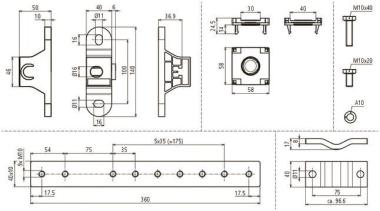 Dehn 472410 PAS EX  PAS EX 1+5AP M10 V2A 