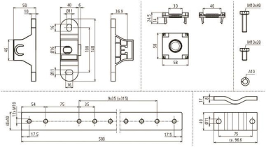 Dehn 472420 PAS EX  PAS EX 1+9AP M10 V2A 