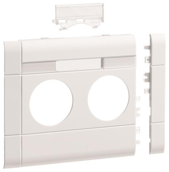 Hager Blende 2fach Steckdose GB120219010 