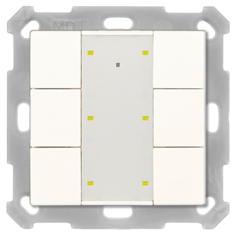 MDT RF-TA55A6.01 KNX RF+Funk Taster 6f 