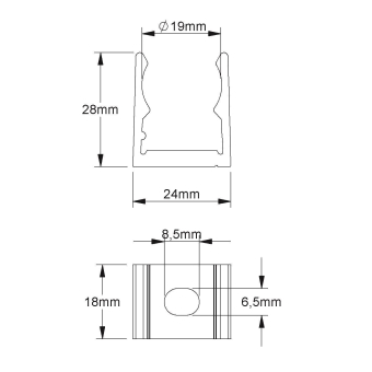 Fintech Klemmschelle M20 alu    IK 20 AL 