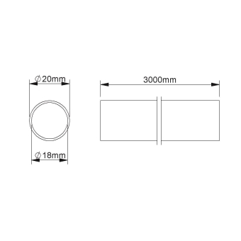 Fintech Steckrohr M20 ID18mm  IESR 20 AL 