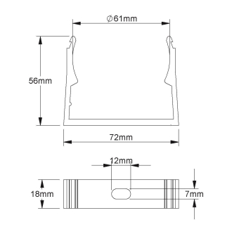 Fintech Klemmschelle M63 alu    IK 63 AL 