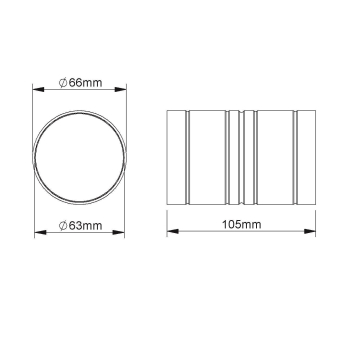 Fintech Steckmuffe M63        IESM 63 AL 