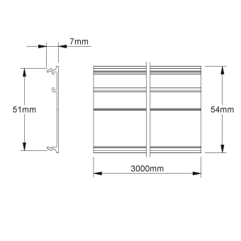Fintech Kabelkanaloberteil       TBA32-3 