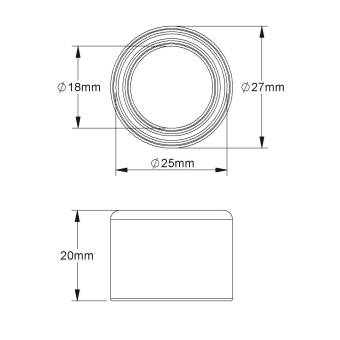 Fintech Endtülle M25 PVC-weich    IEE 25 