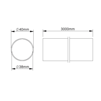 Fintech Steckrohr M40         IESR 40 E3 
