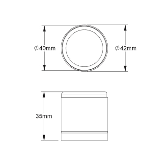 Fintech Endtülle M40 alu       IEE 40 AL 
