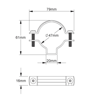 Fintech Rohr-Kabelabstands      IPA 40 F 